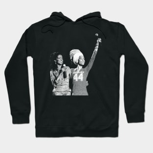 Black STYLE  Queen soul Concer Hoodie